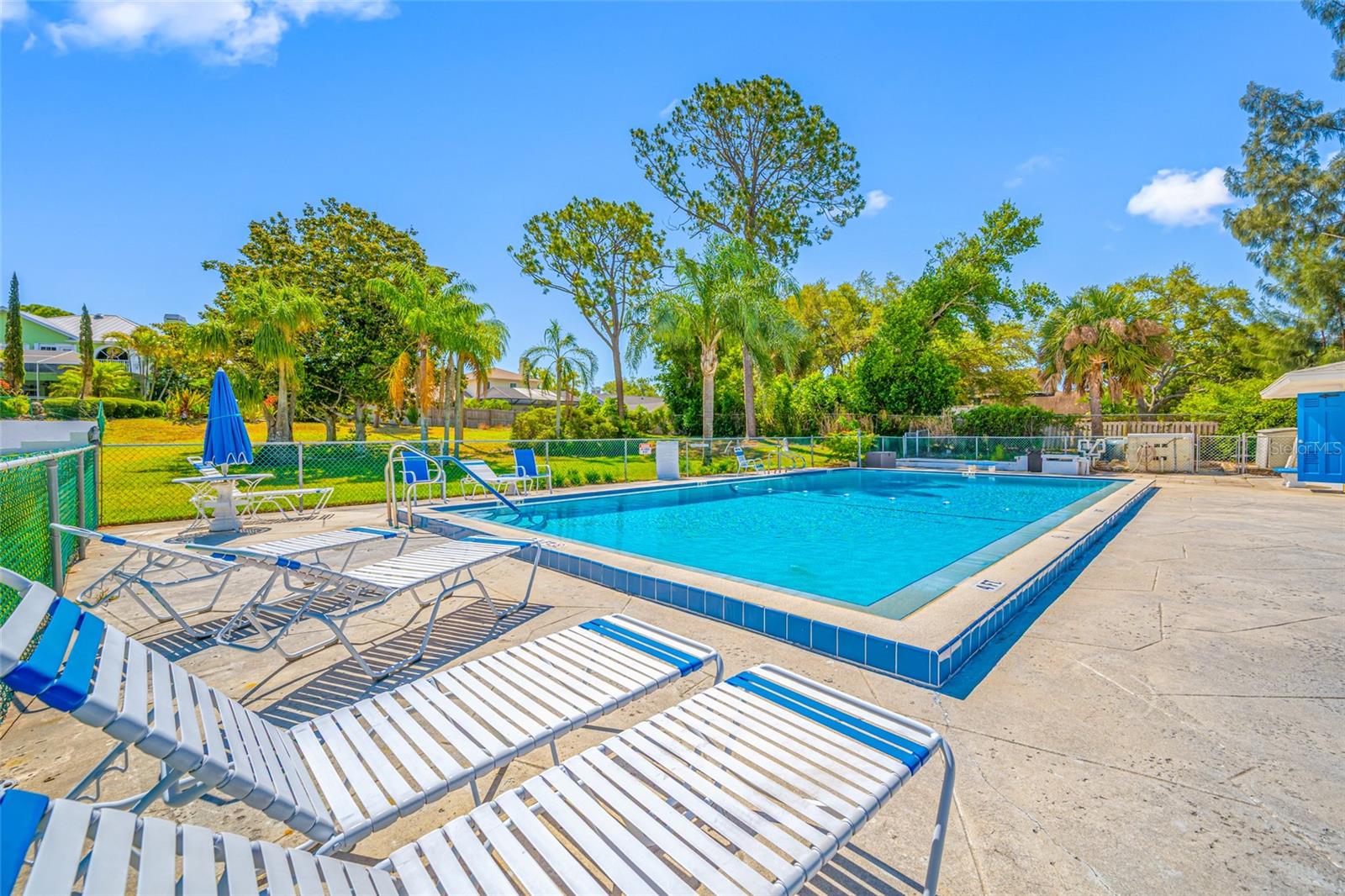 Pool close to villa