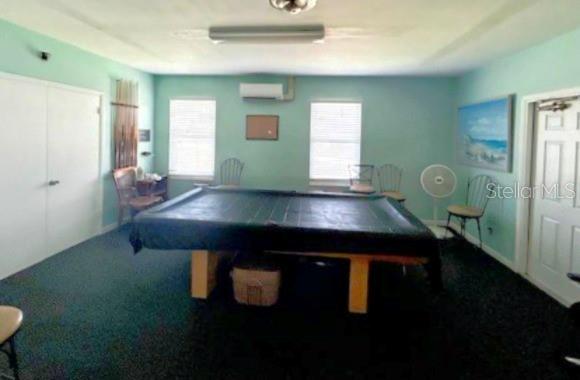 Clubhouse billiard room