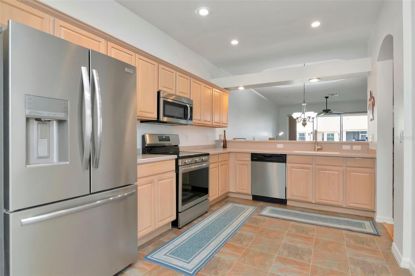 Functional kitchen with abundant space