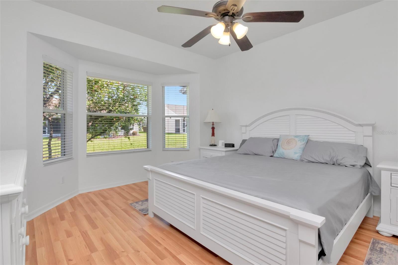 Abundant natural light, airy layout, and neutral color.