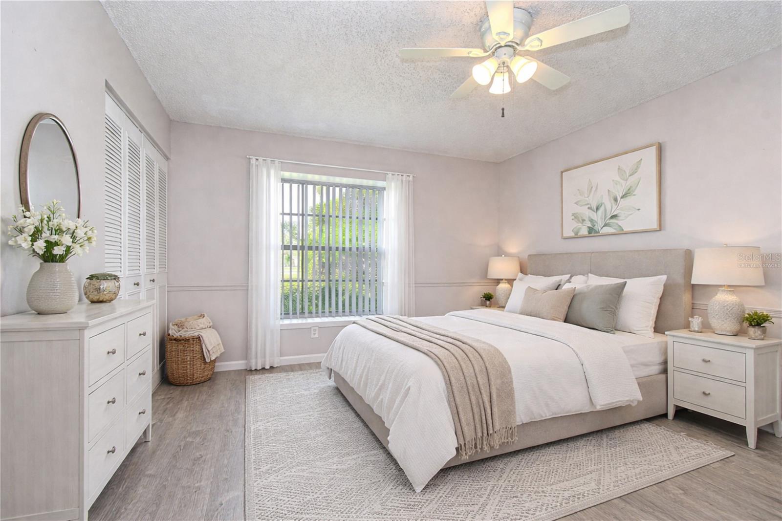 Virtually staged image