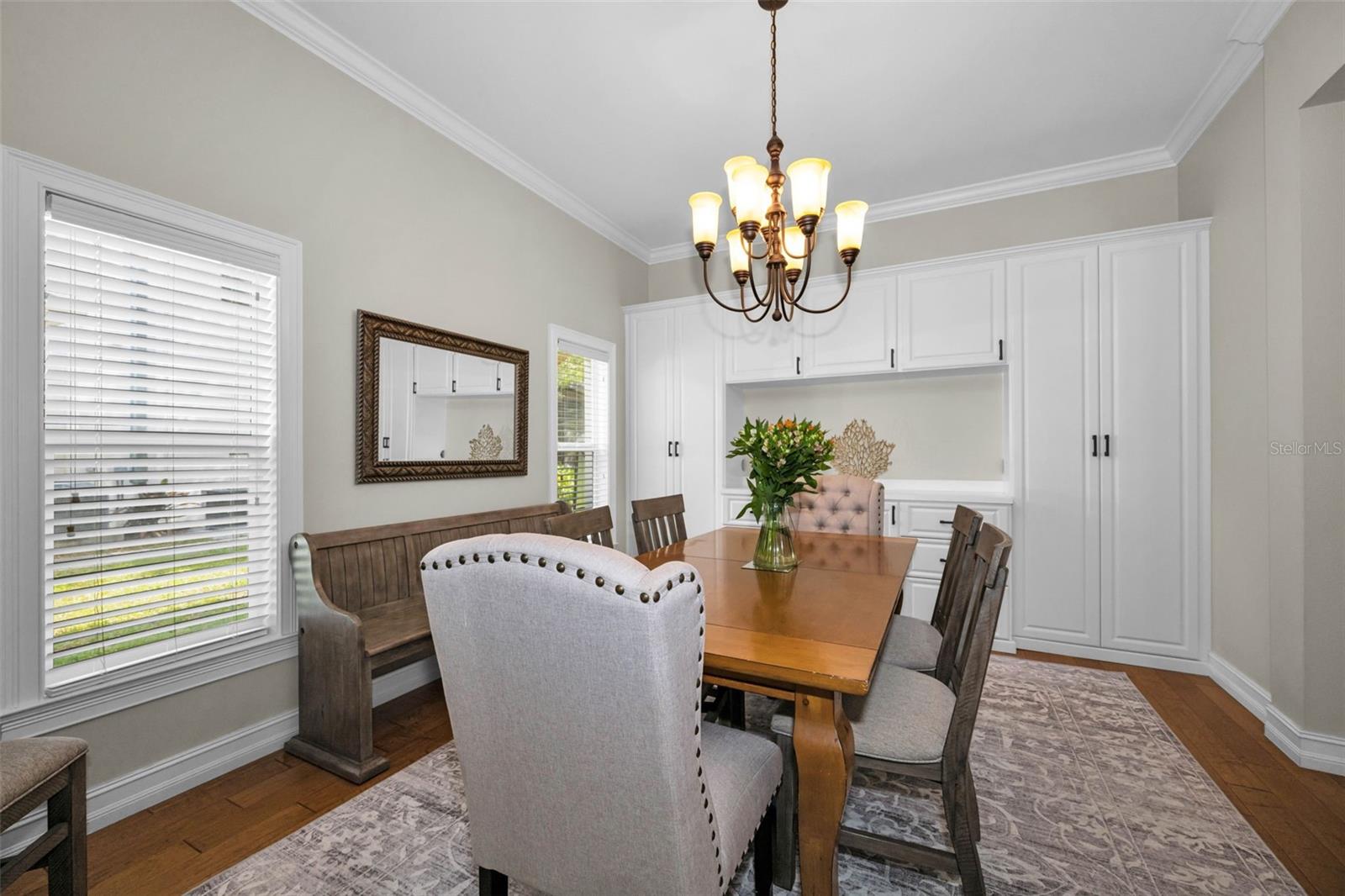 VIEW FROM LIVING TO DINING ROOM