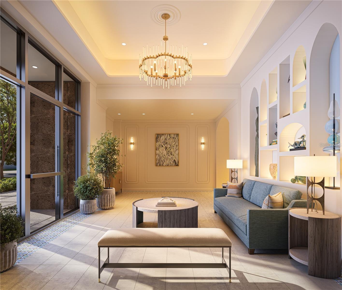 Well designed lobby, perfect for greeting guests