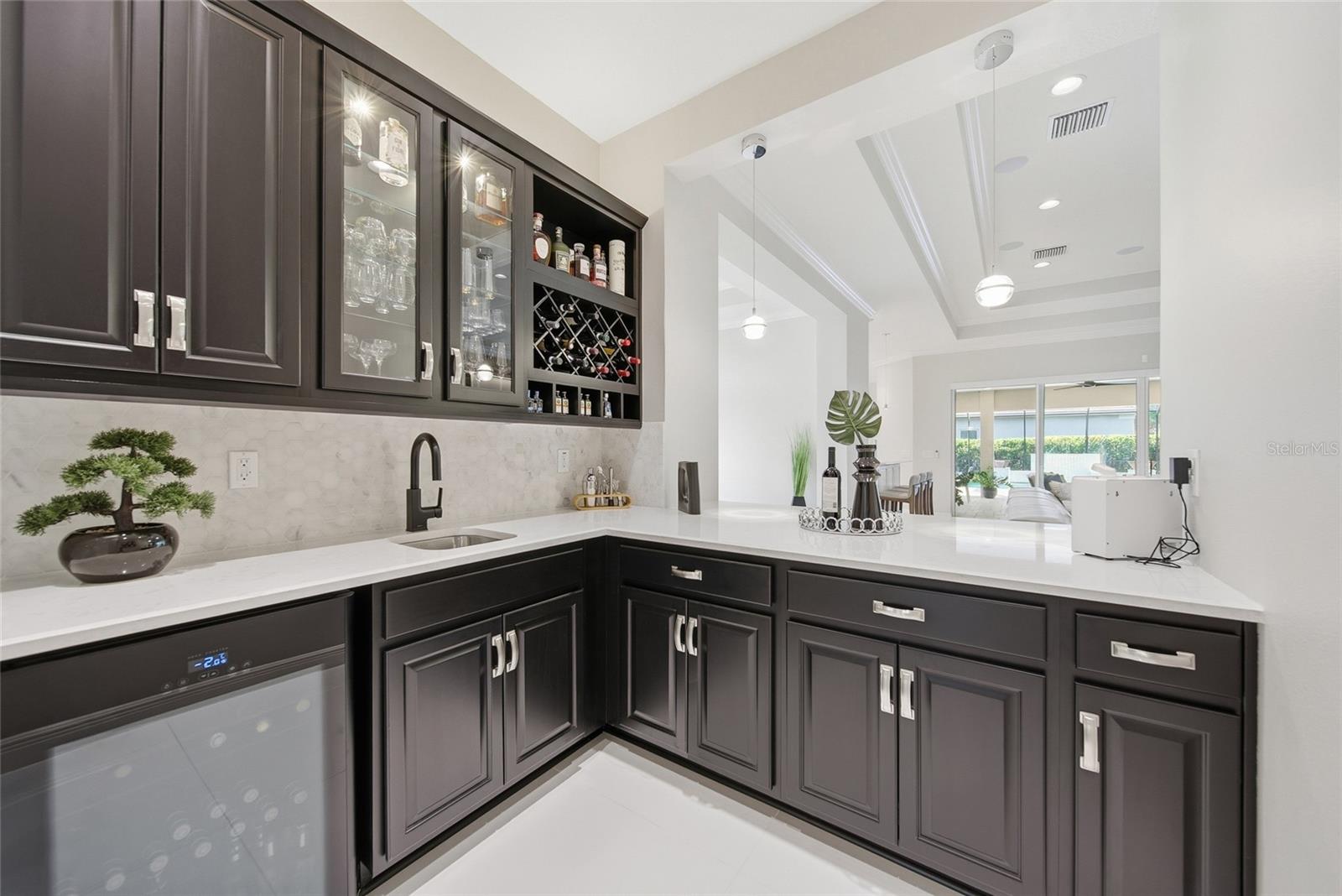 Custom Upgraded Wet Bar