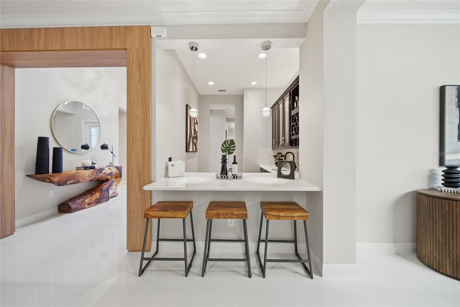 Custom Upgraded Wet Bar