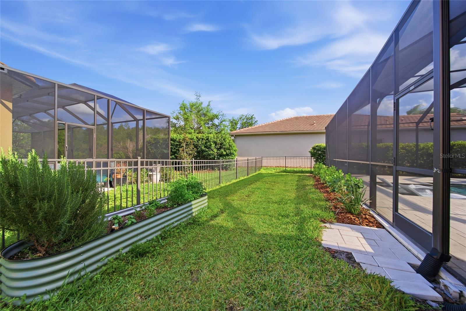 Fenced in with enough green space