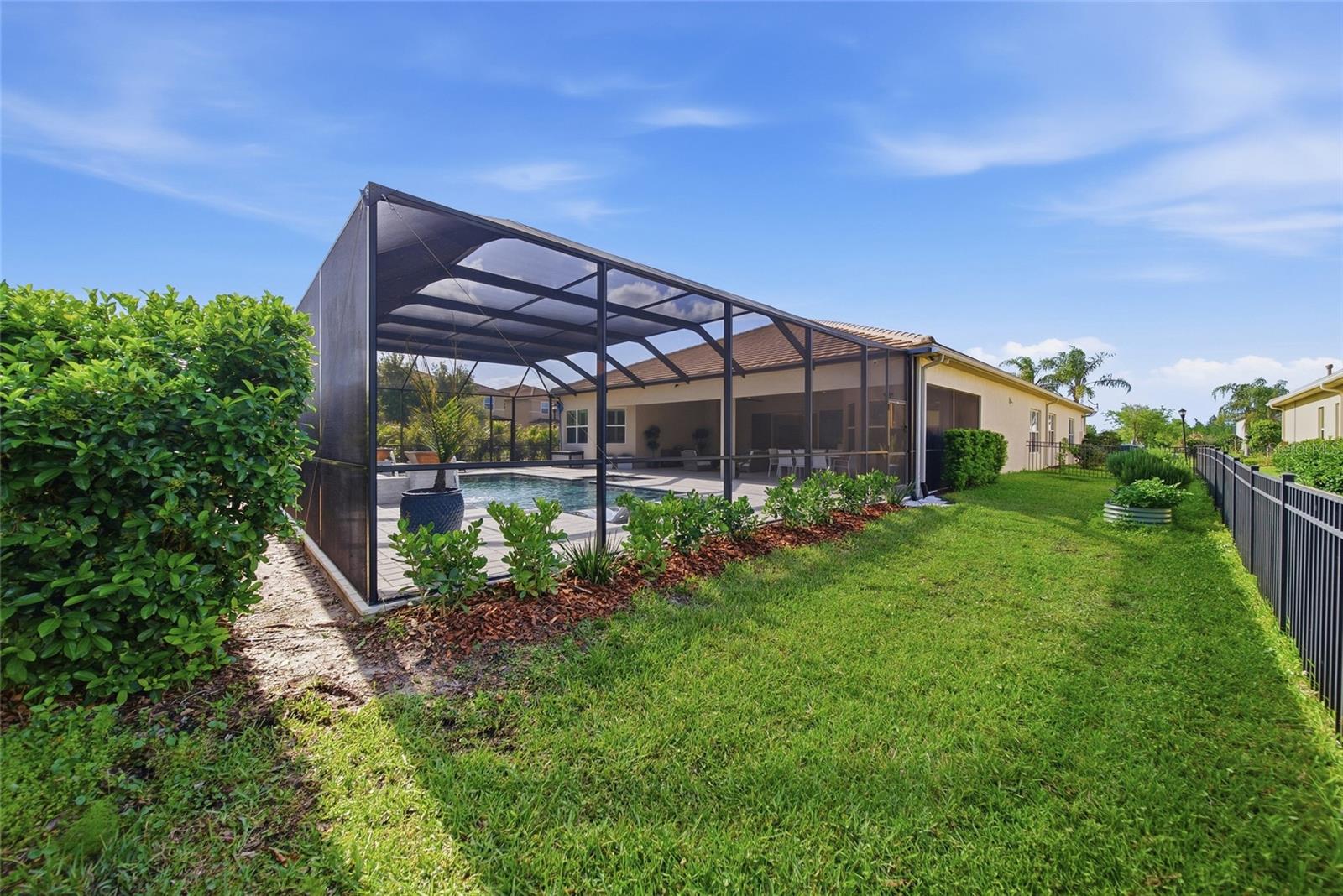 Fenced in with enough green space