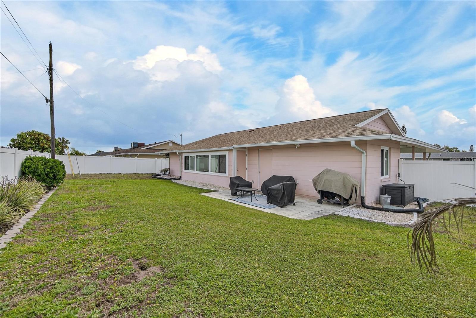 Outdoor Oasis Fenced for your fury friends