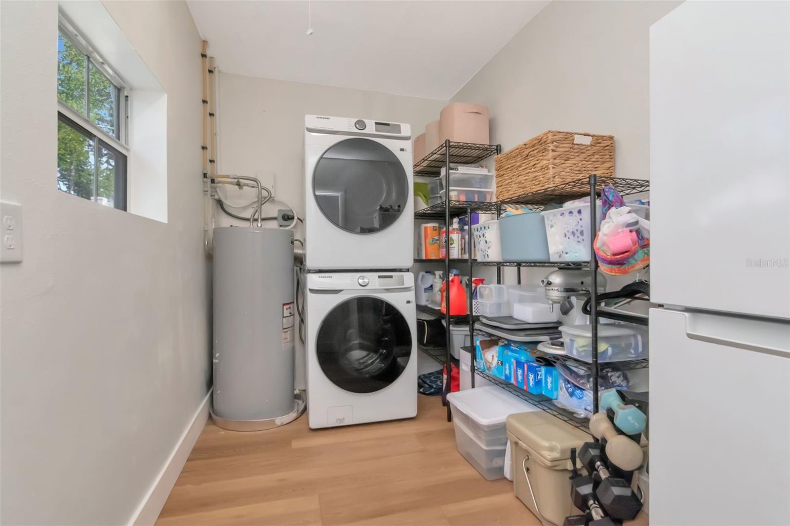 Great space for laundry day