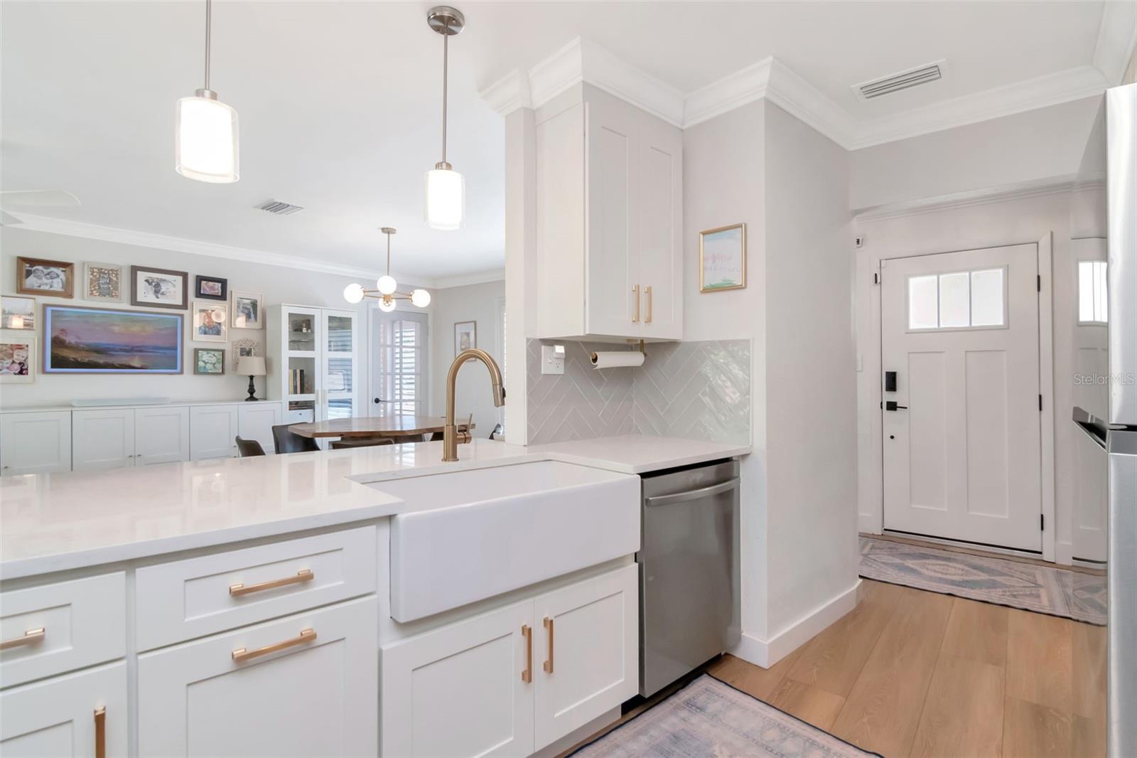 Open  plan is great for entertaining