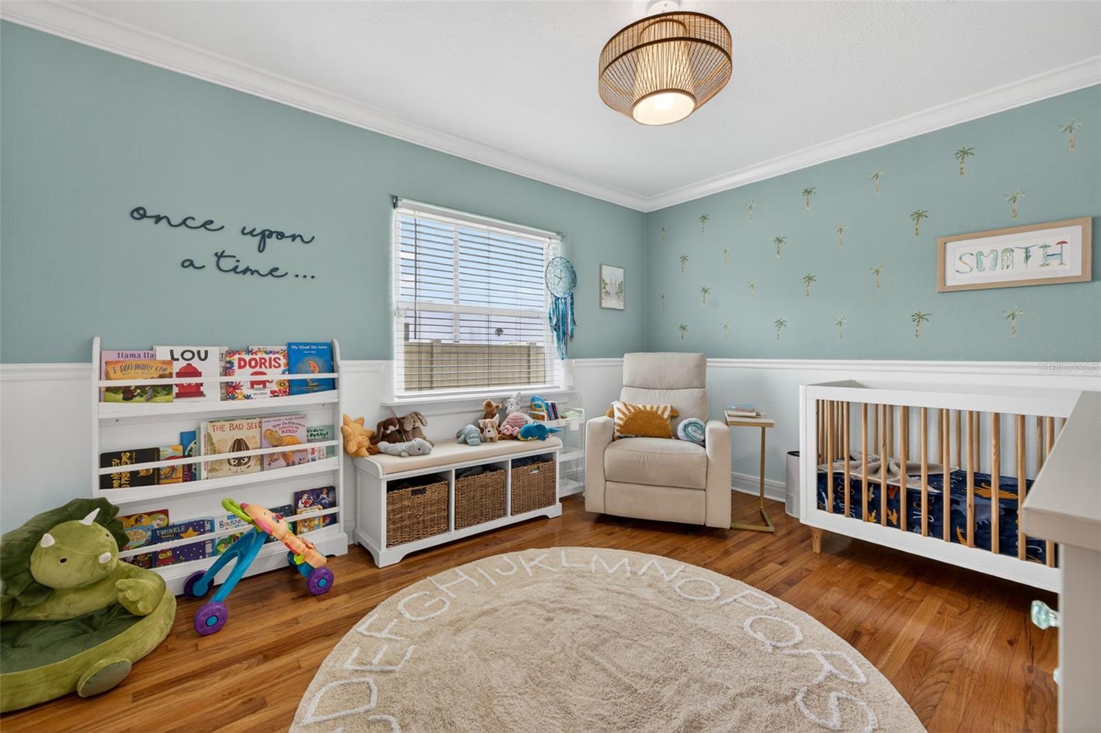 Secondary Bedroom with Original Wood Floors