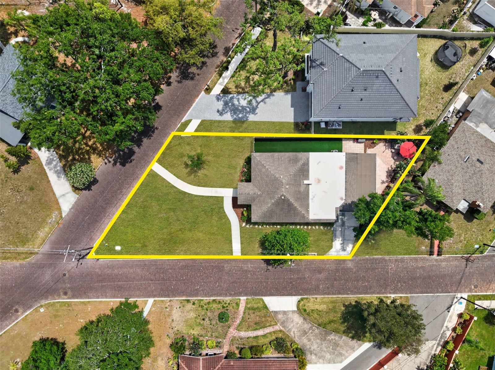 Oversized Corner Lot