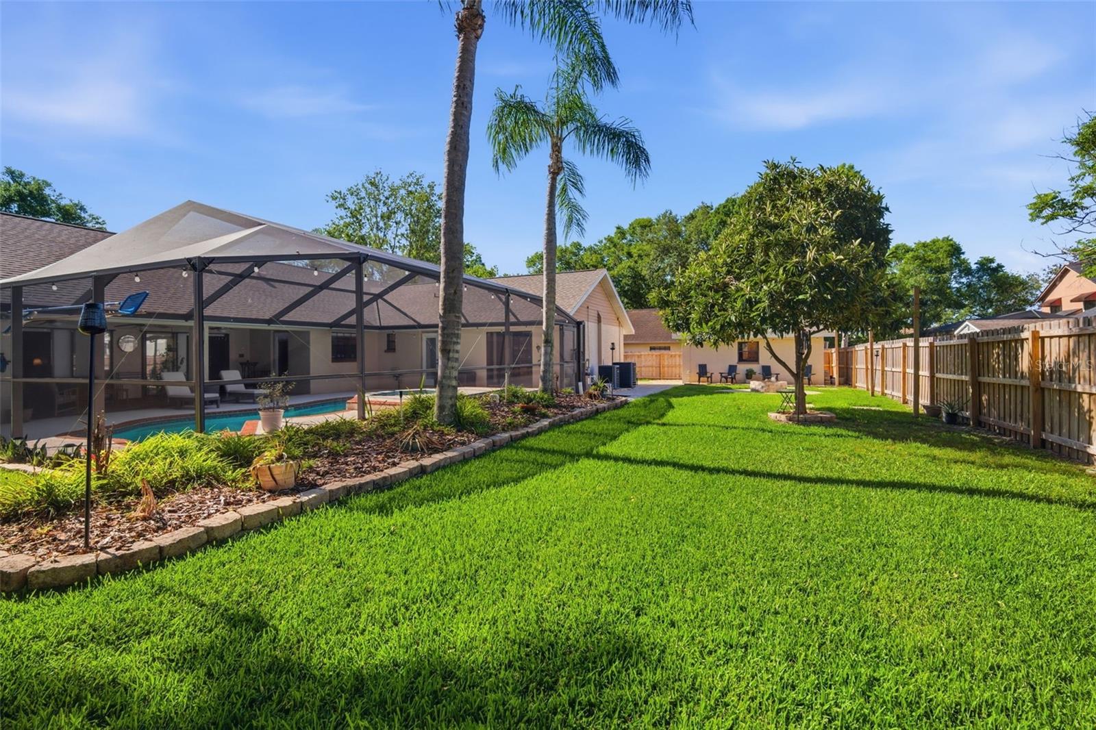 Beautifully landscaped