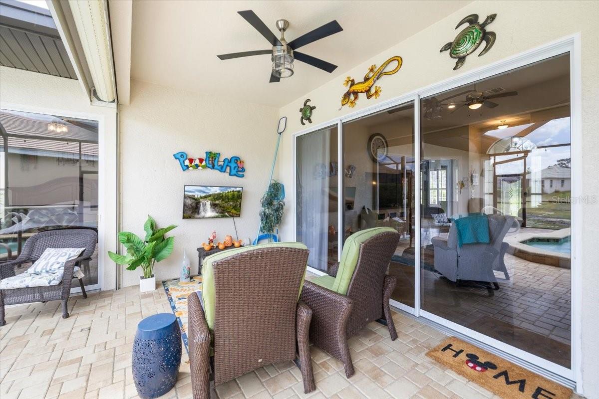 Lanai with Hurricane Shutter