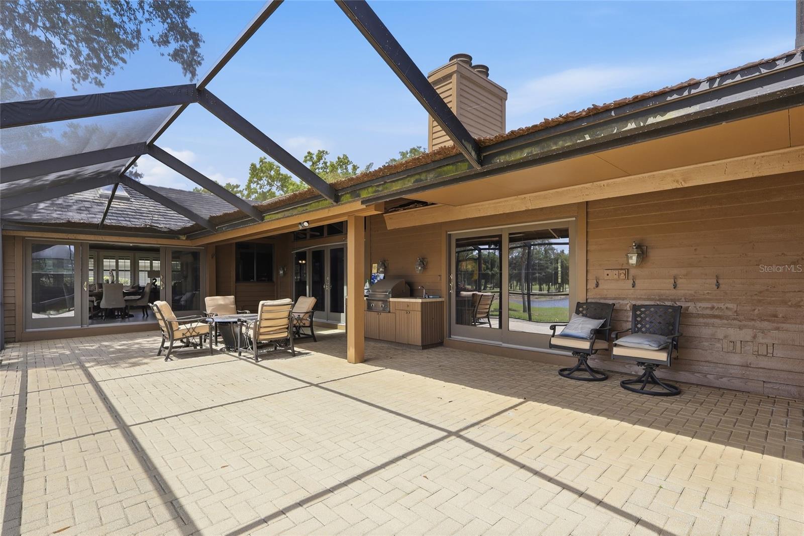 Screen enclosed lanai