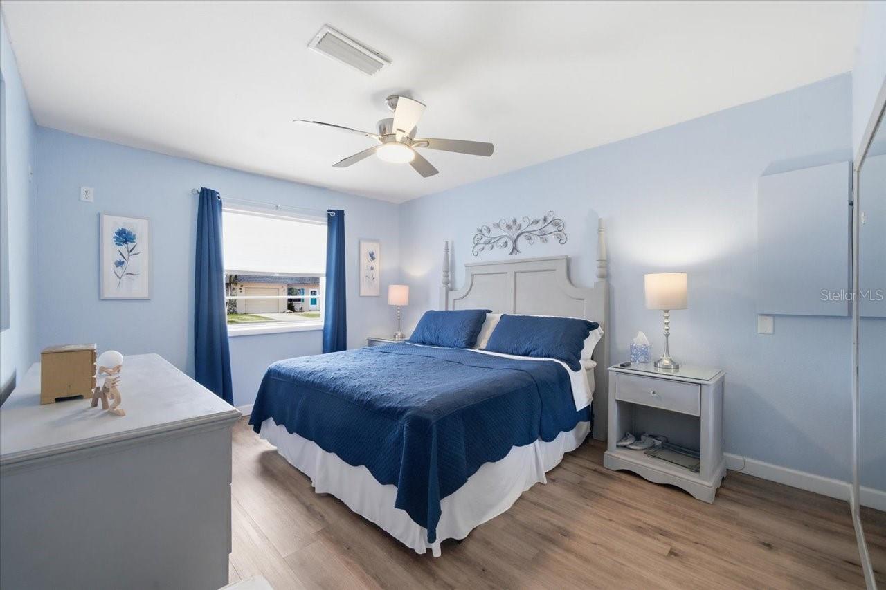 Primary Bedroom with walk-in closet