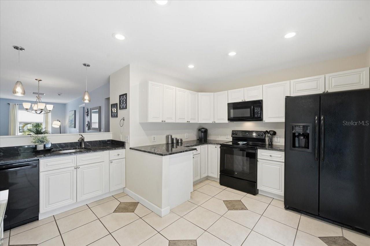 Large Kitchen with multiple workspaces