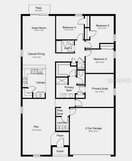 Additional Highlights Include: washer, dryer, refrigerator, and whole house blinds