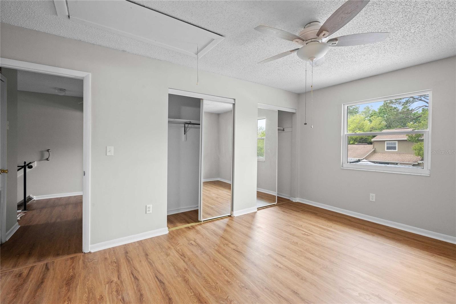Primary bedroom with ensuite bath.