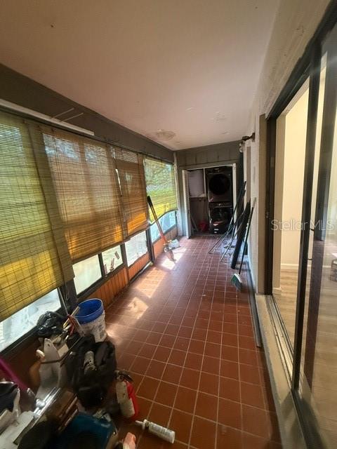 Enclosed rear patio