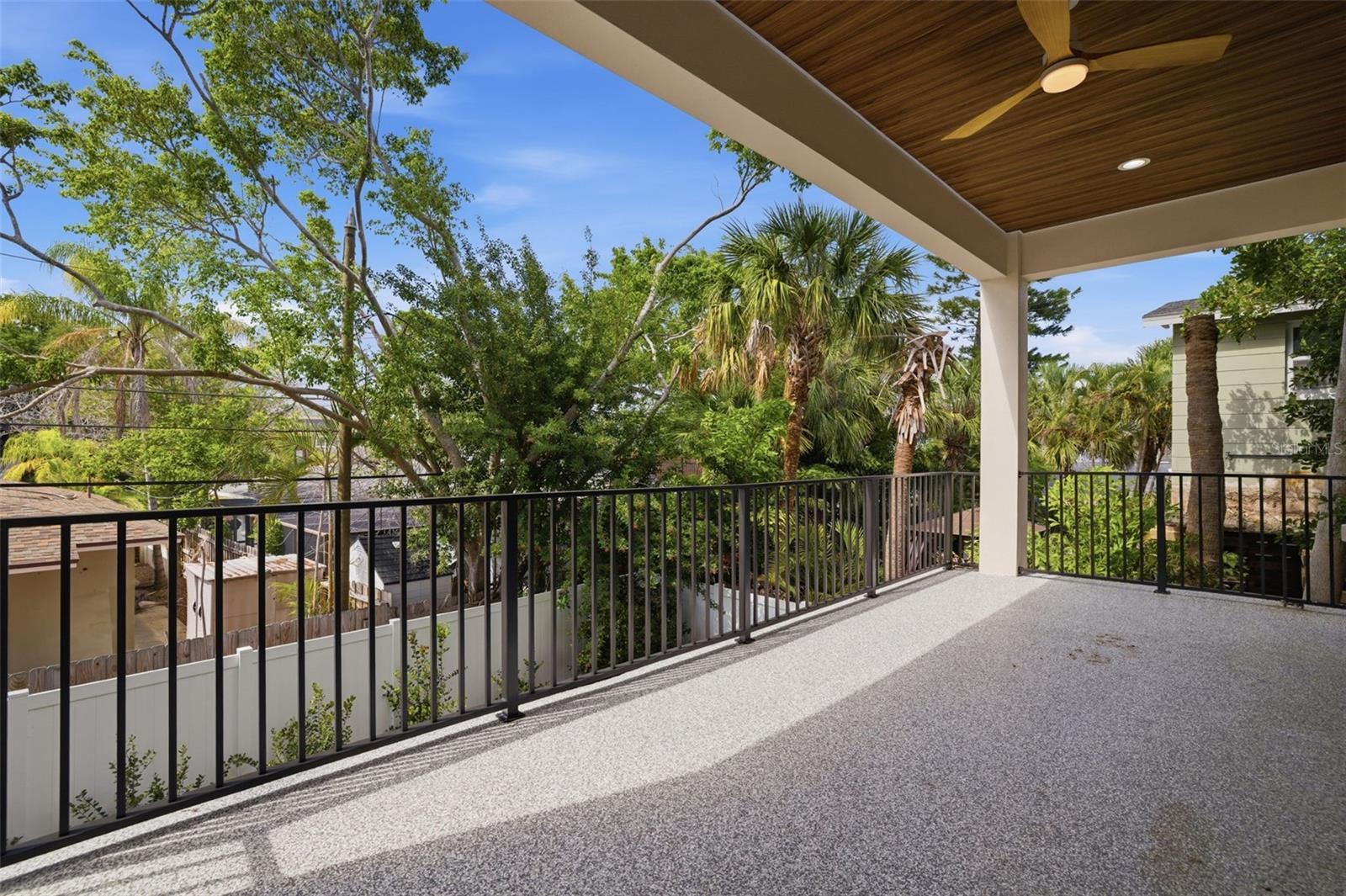 Balcony off living and dining rooms