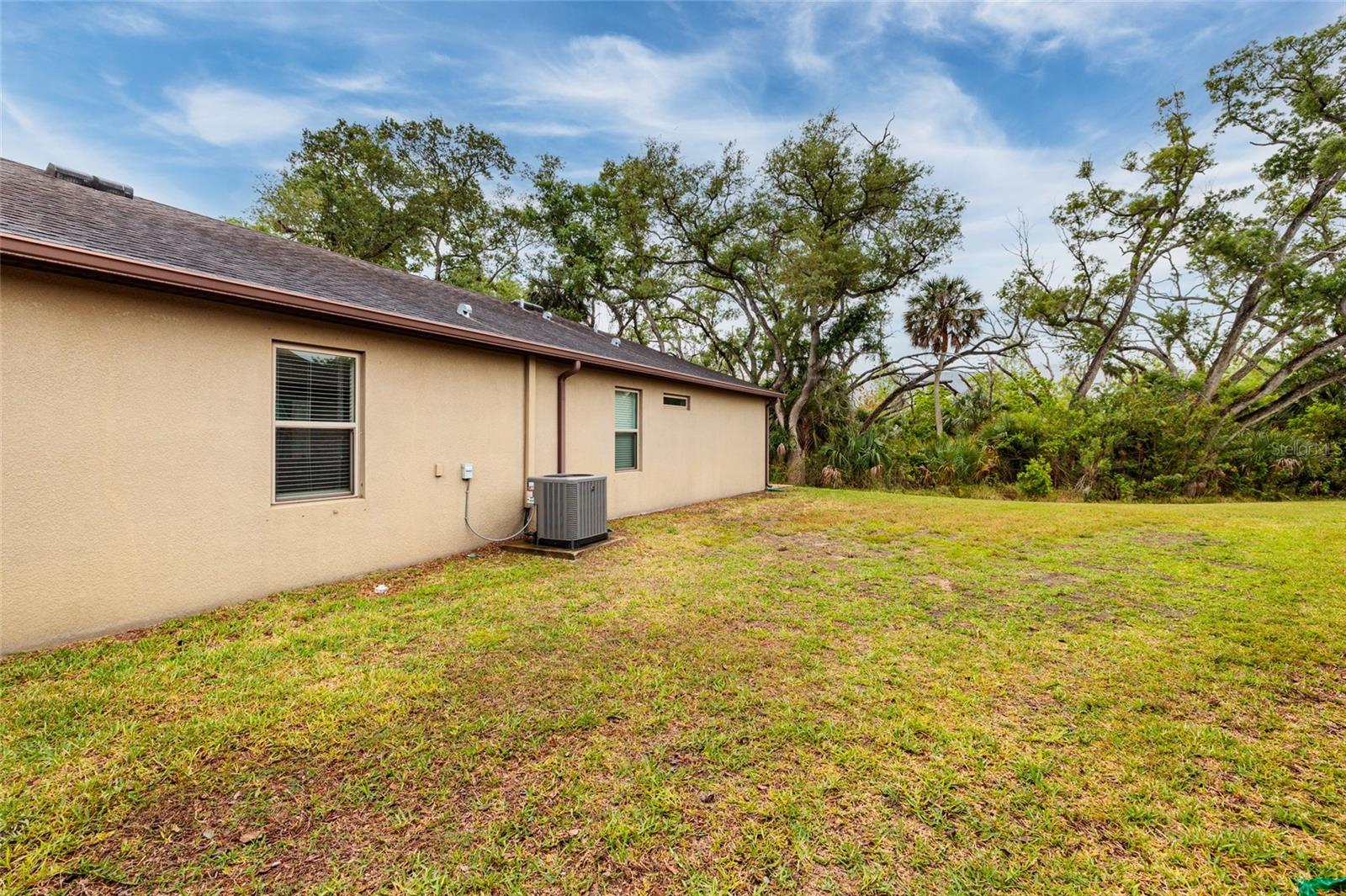 Right Side Yard -viewed from front to back yard.