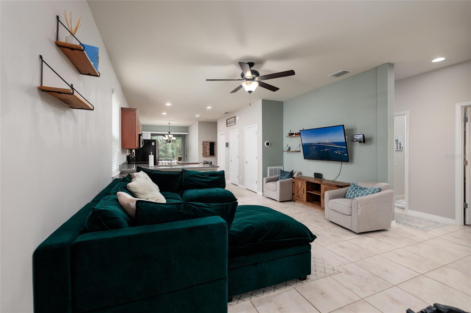 Living Room - view from foyer.