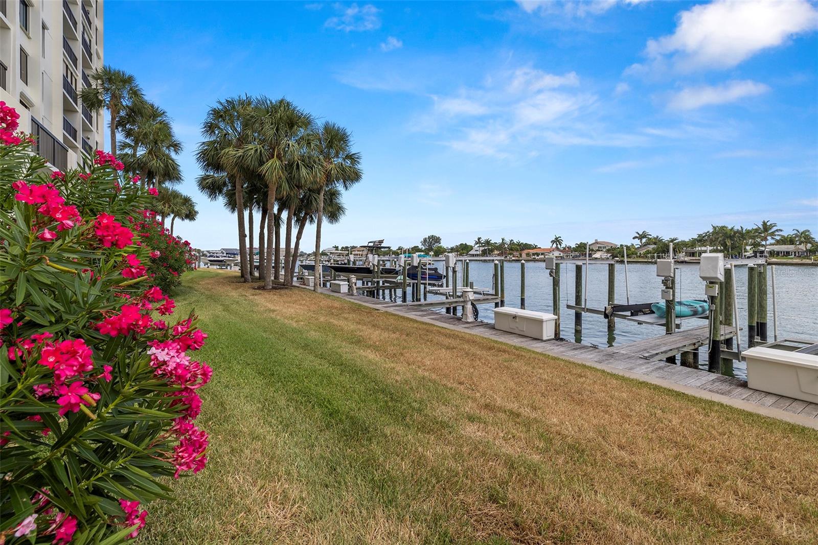 Seawall and marina