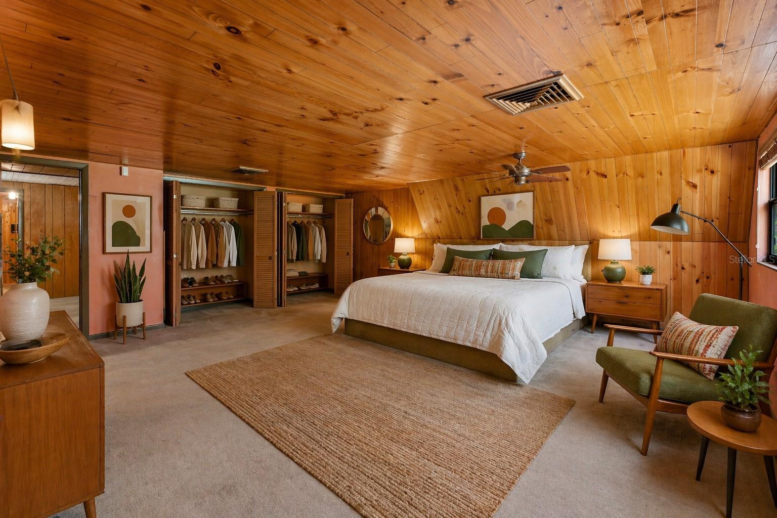 primary bedroom *staged*