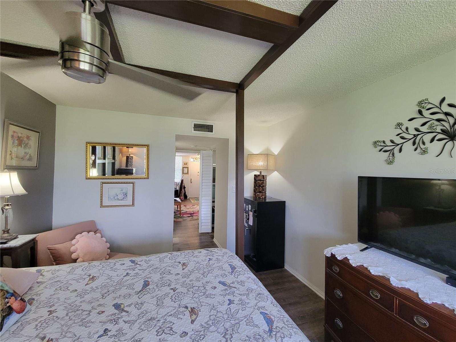 Spacious master suite