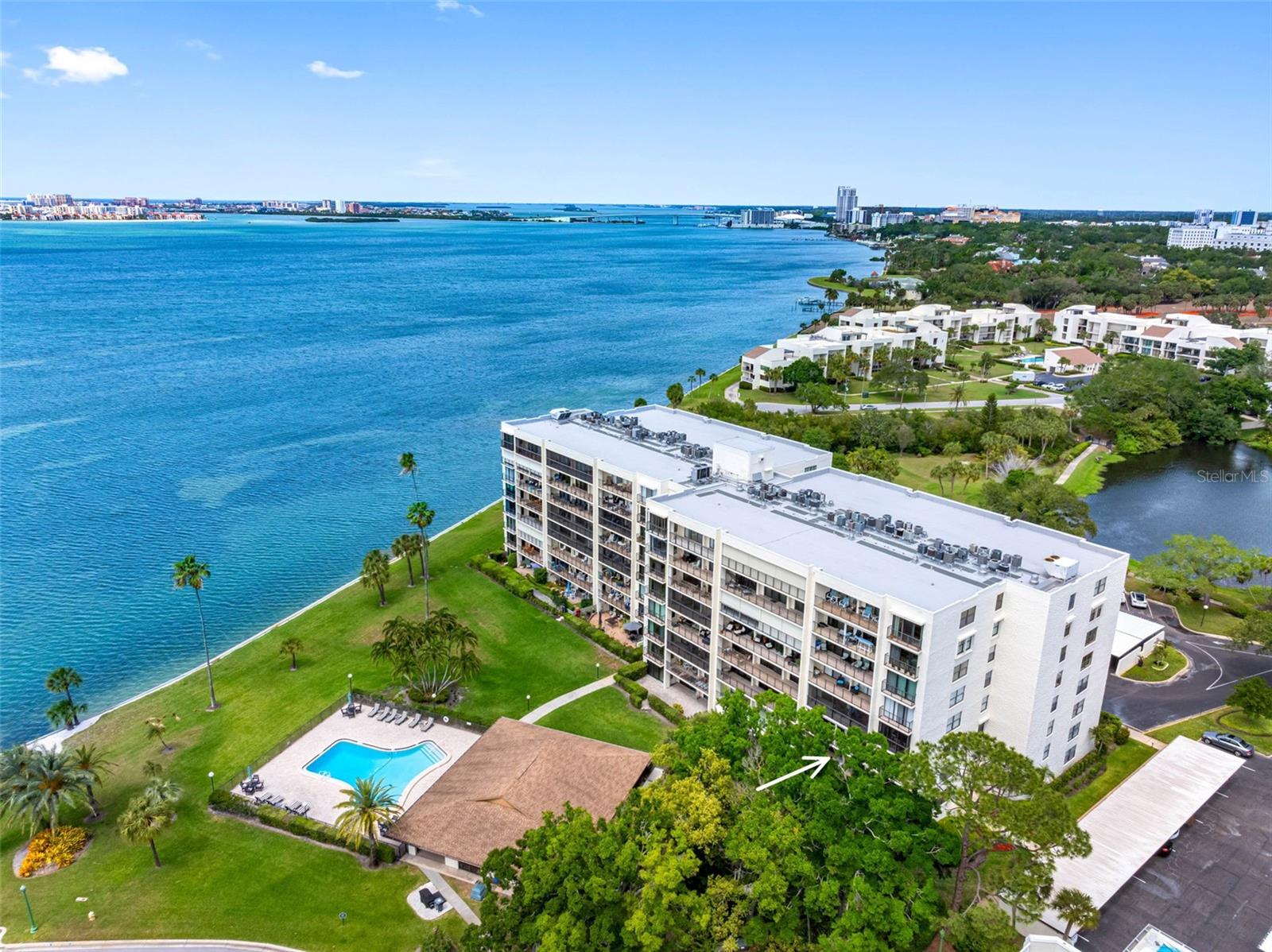 Bayshore 1 sits directly on Intracoastal with greenspace, private clubhouse and heated pool for it's residents