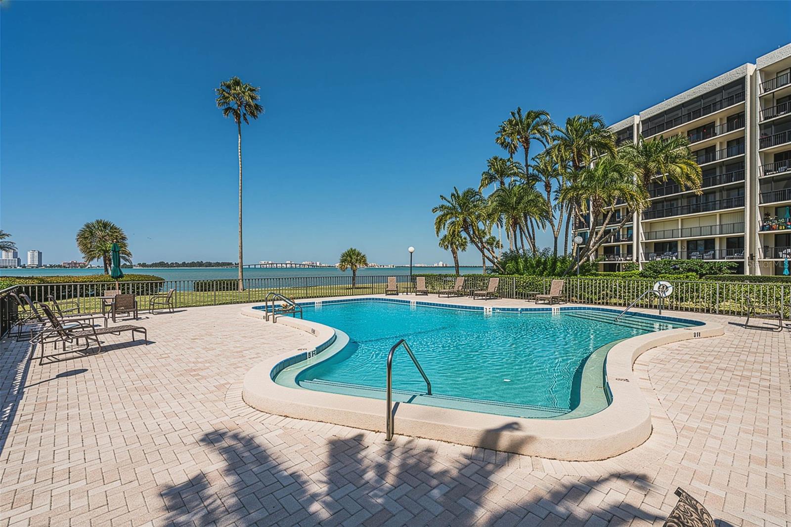 Heated Pool directly on the Intracoastal