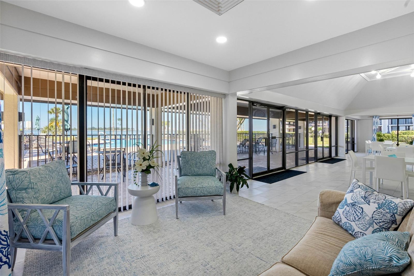 Lounge seating in new Clubhouse