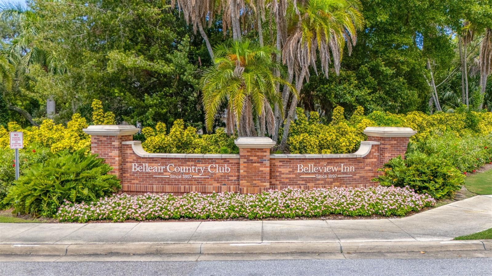 Belleair Country Club and Belleview Inn are your neighbors