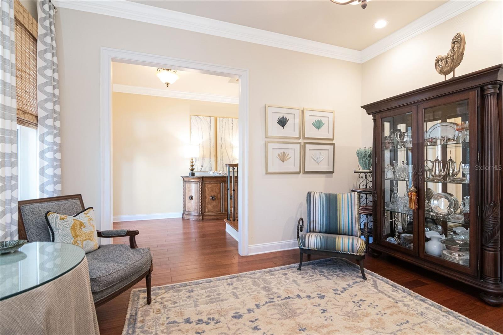 Formal Living OR dining room off foyer