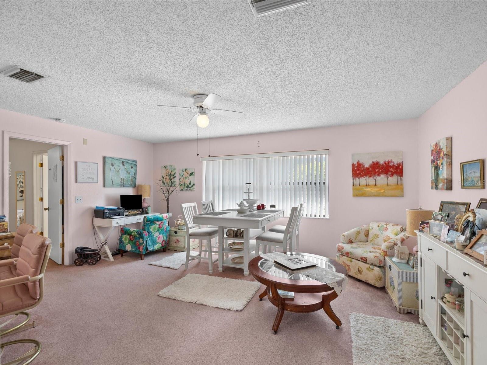 Large dining room or family room