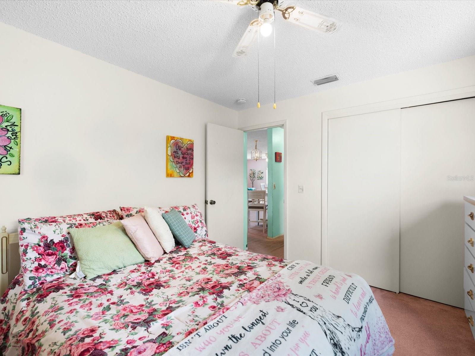 Bedroom 2 and closet