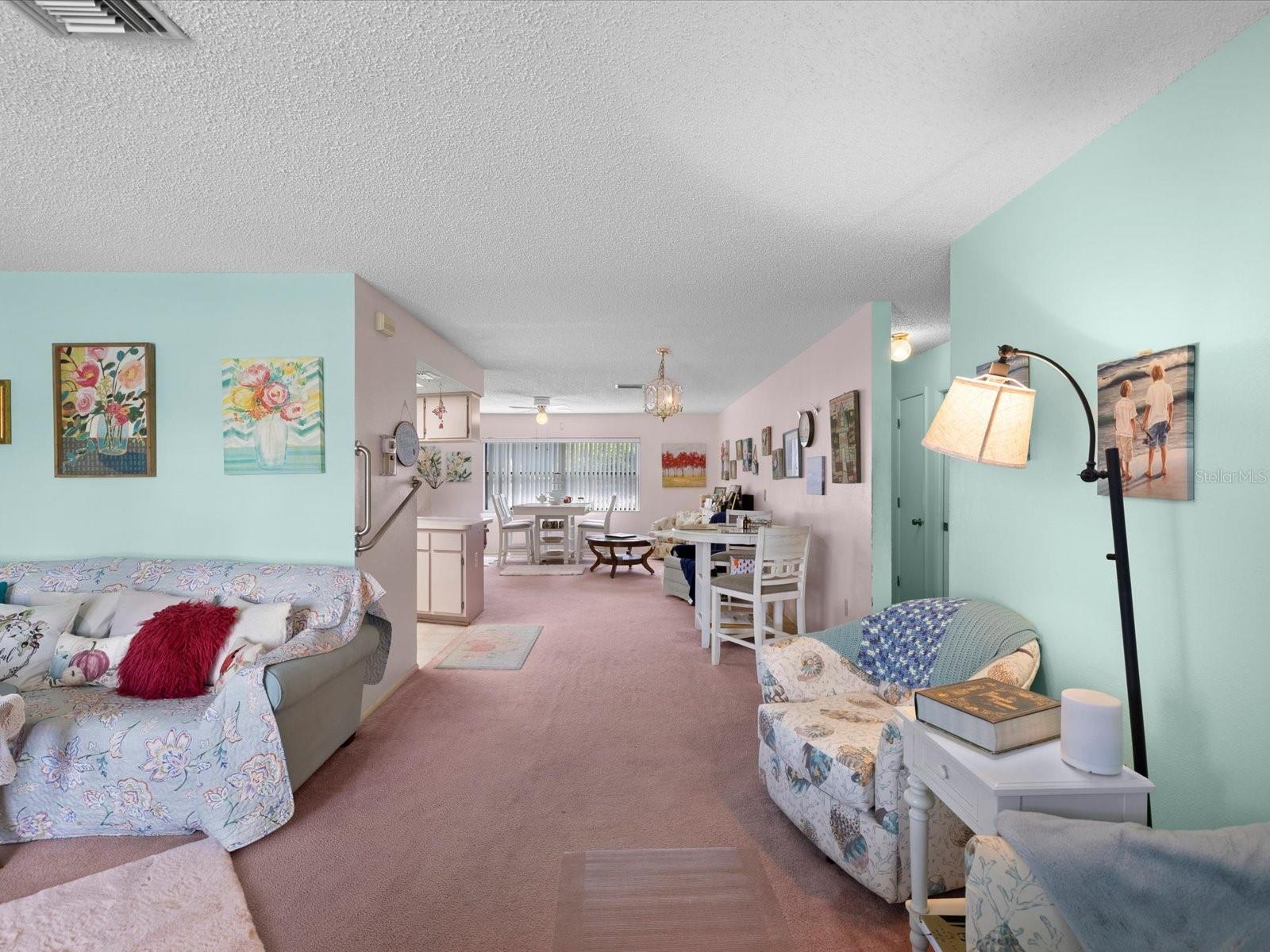 View from entering the front door