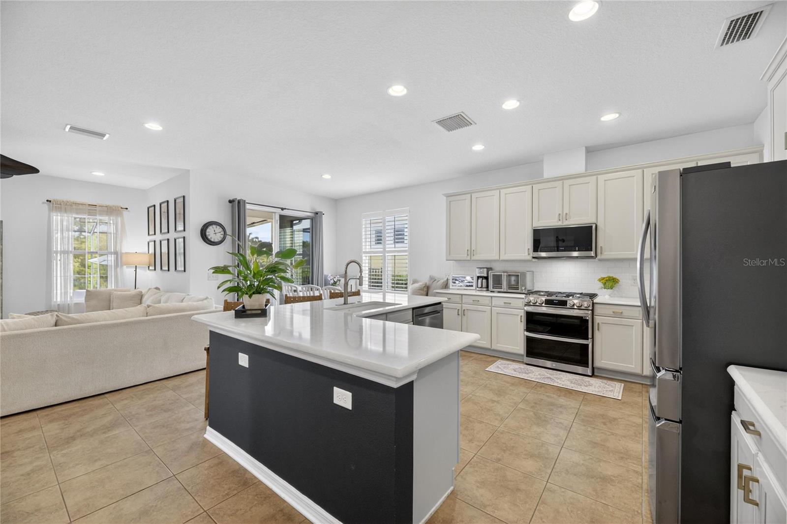 Updated Kitchen with Quartz Counters
