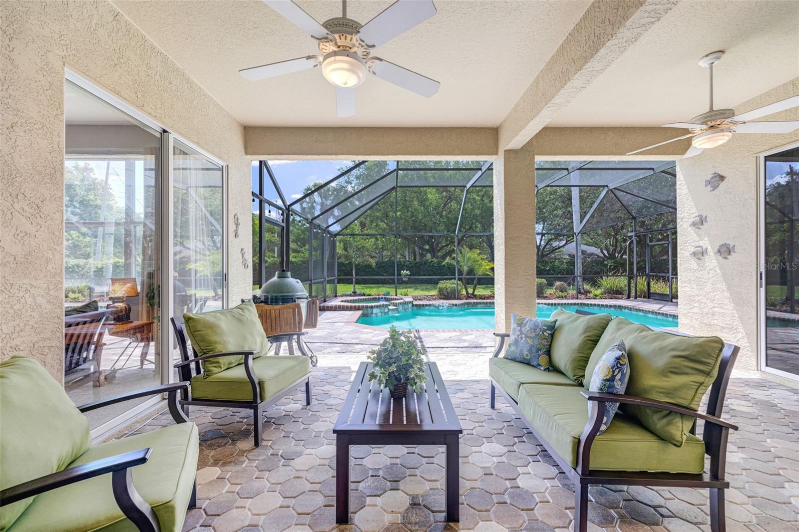 Plenty of under-roof space to relax and hang out.