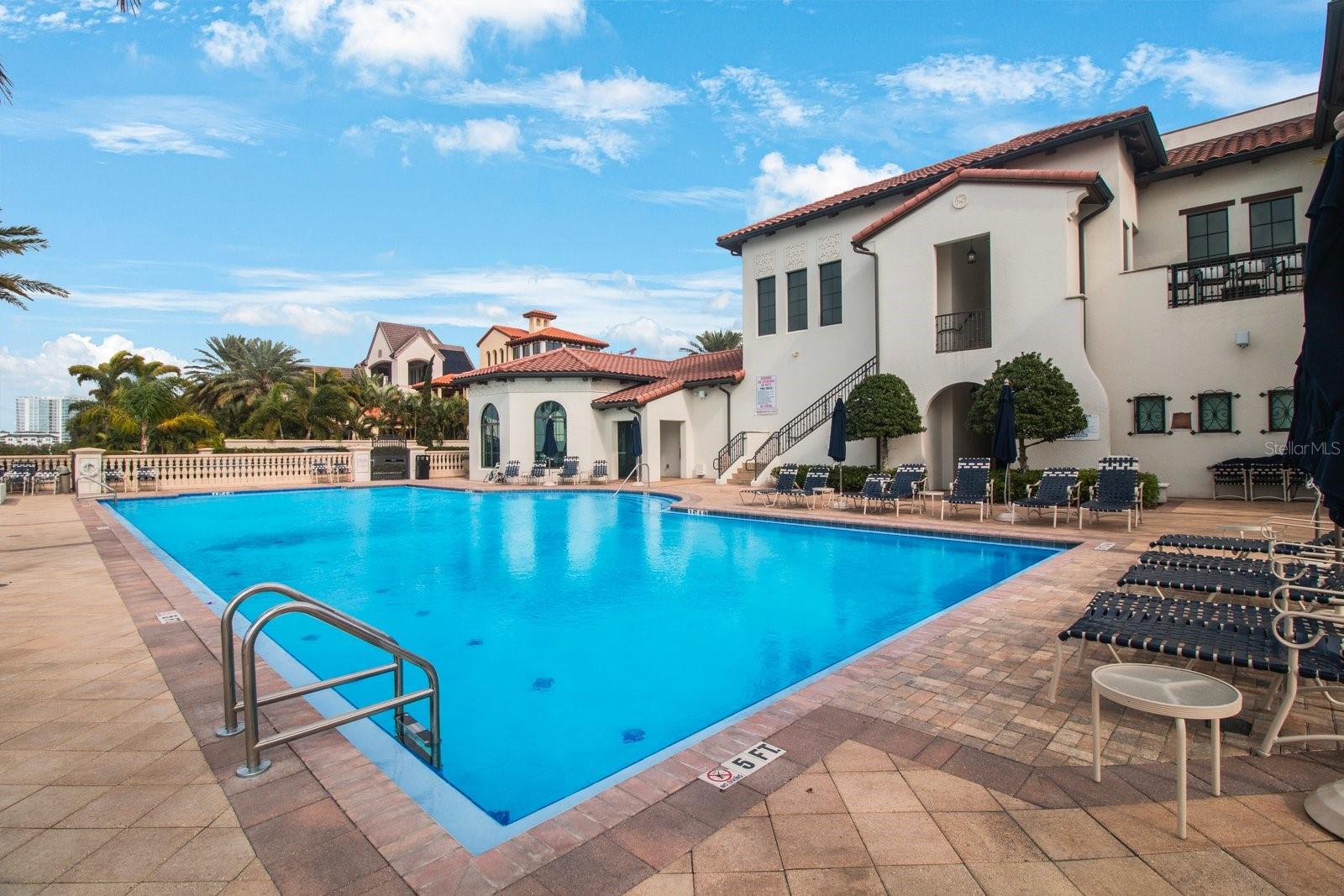 Full use of the pool and club with membership