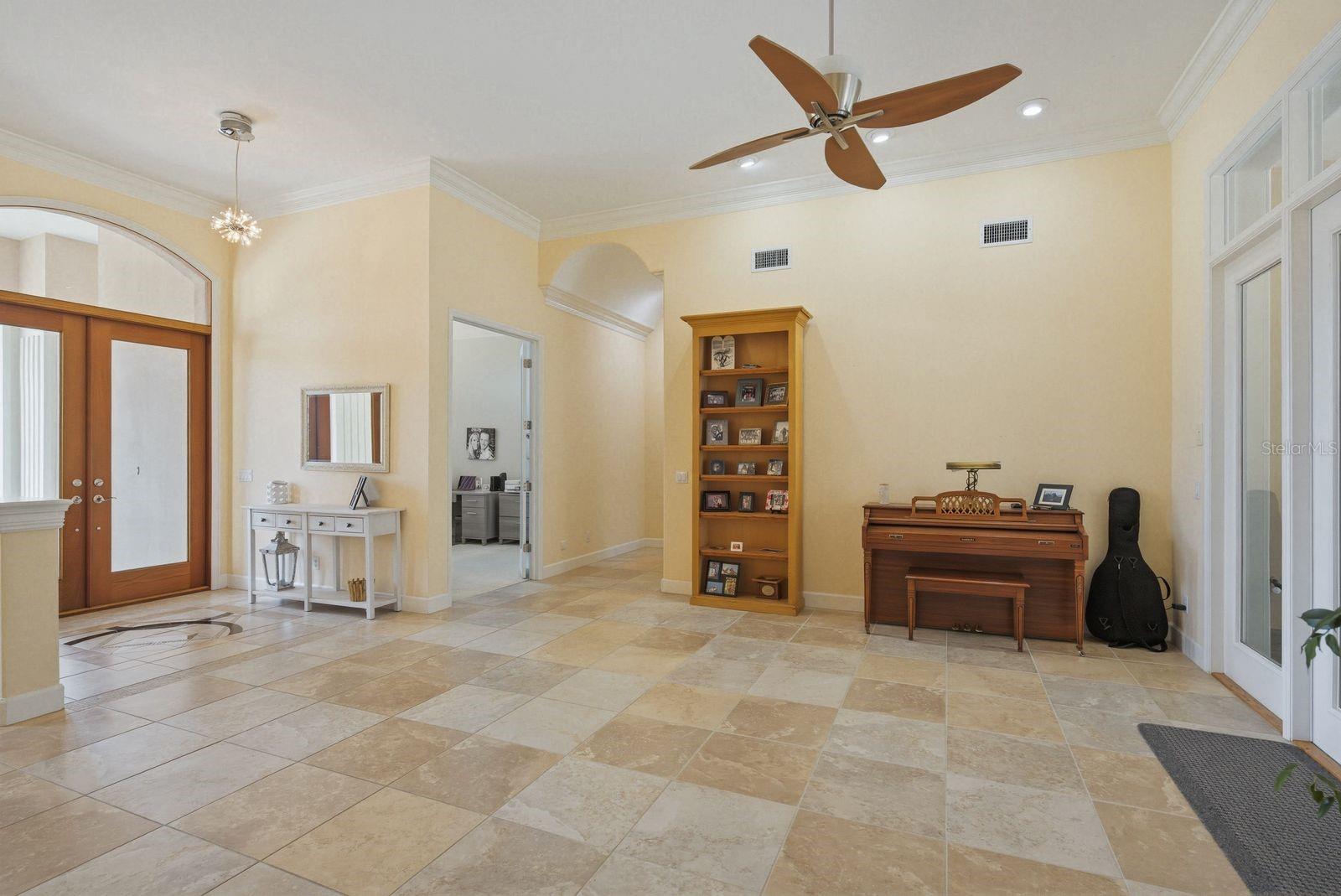 Living Room with Front Entry · 976 Cypress Cove Way Tarpon Springs FL 34688