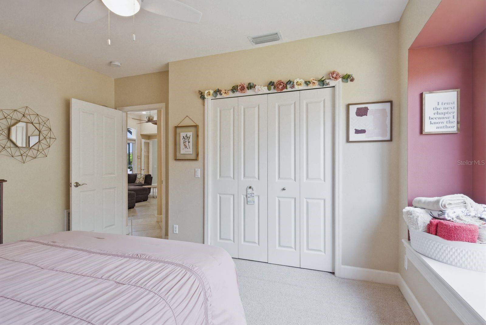 Spacious secondary bedroom 2, split floor plan · 976 Cypress Cove Way Tarpon Springs FL 34688