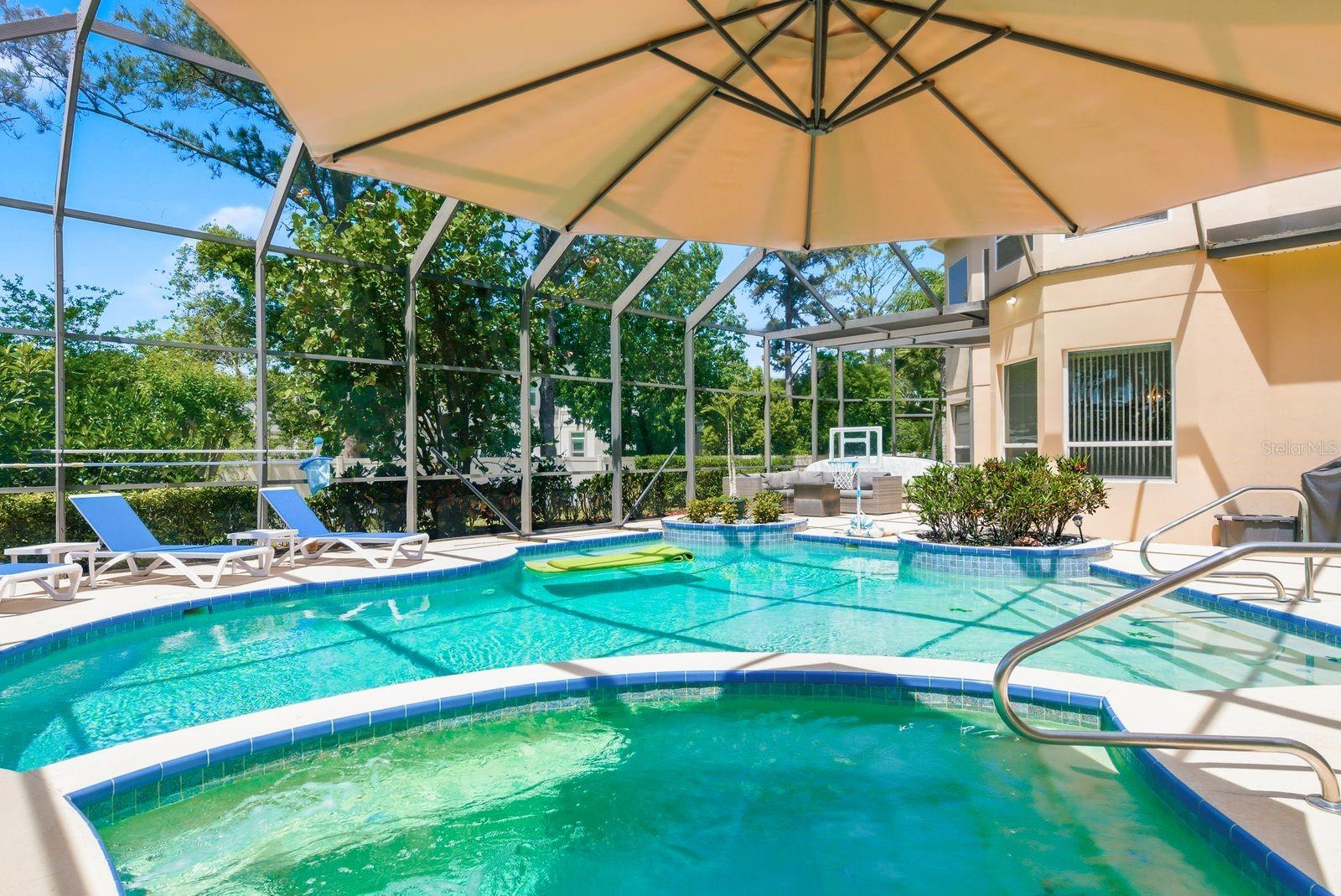 Resort-style saltwater pool & spa · 976 Cypress Cove Way Tarpon Springs FL 34688