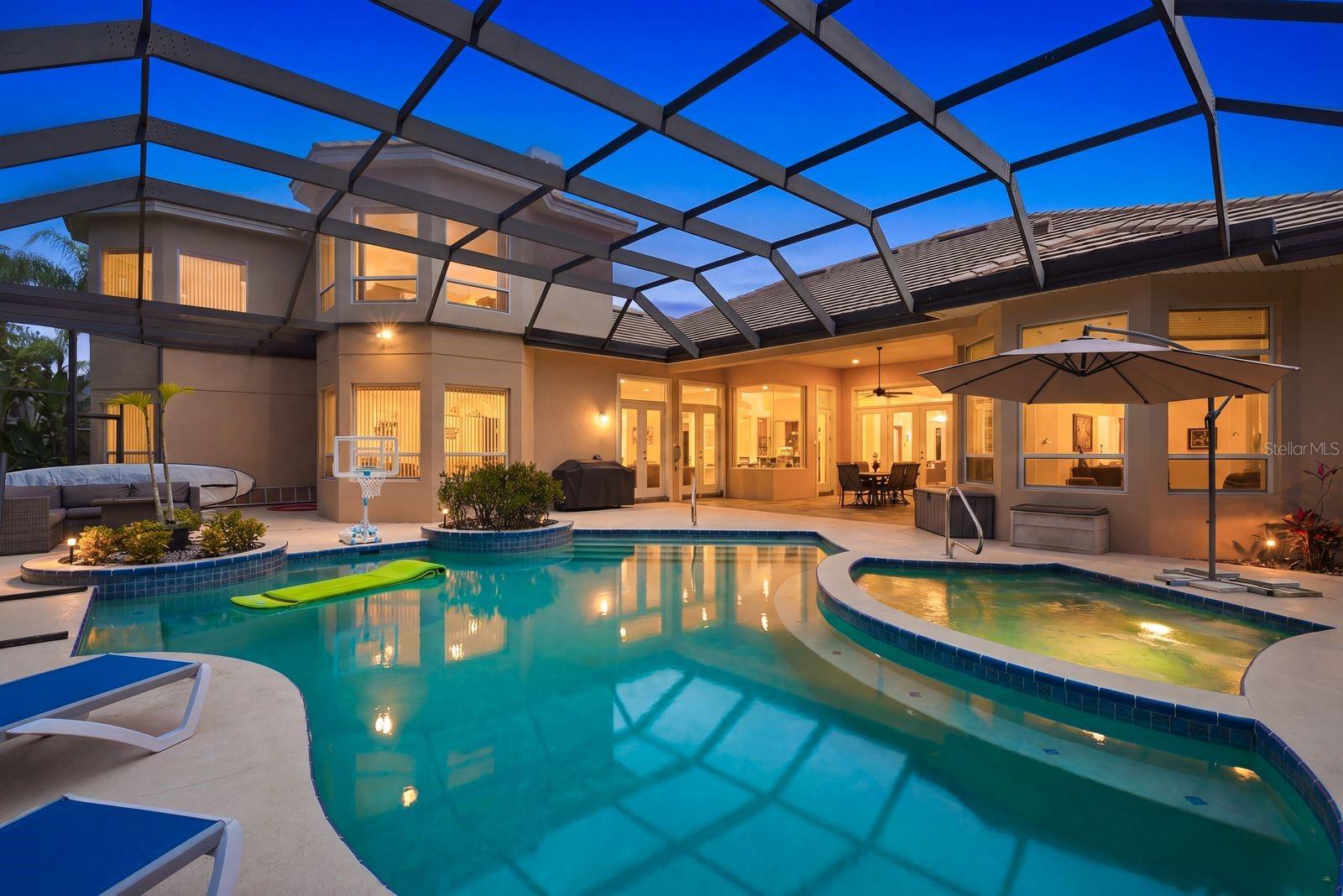 Resort-style saltwater pool & spa · 976 Cypress Cove Way Tarpon Springs FL 34688