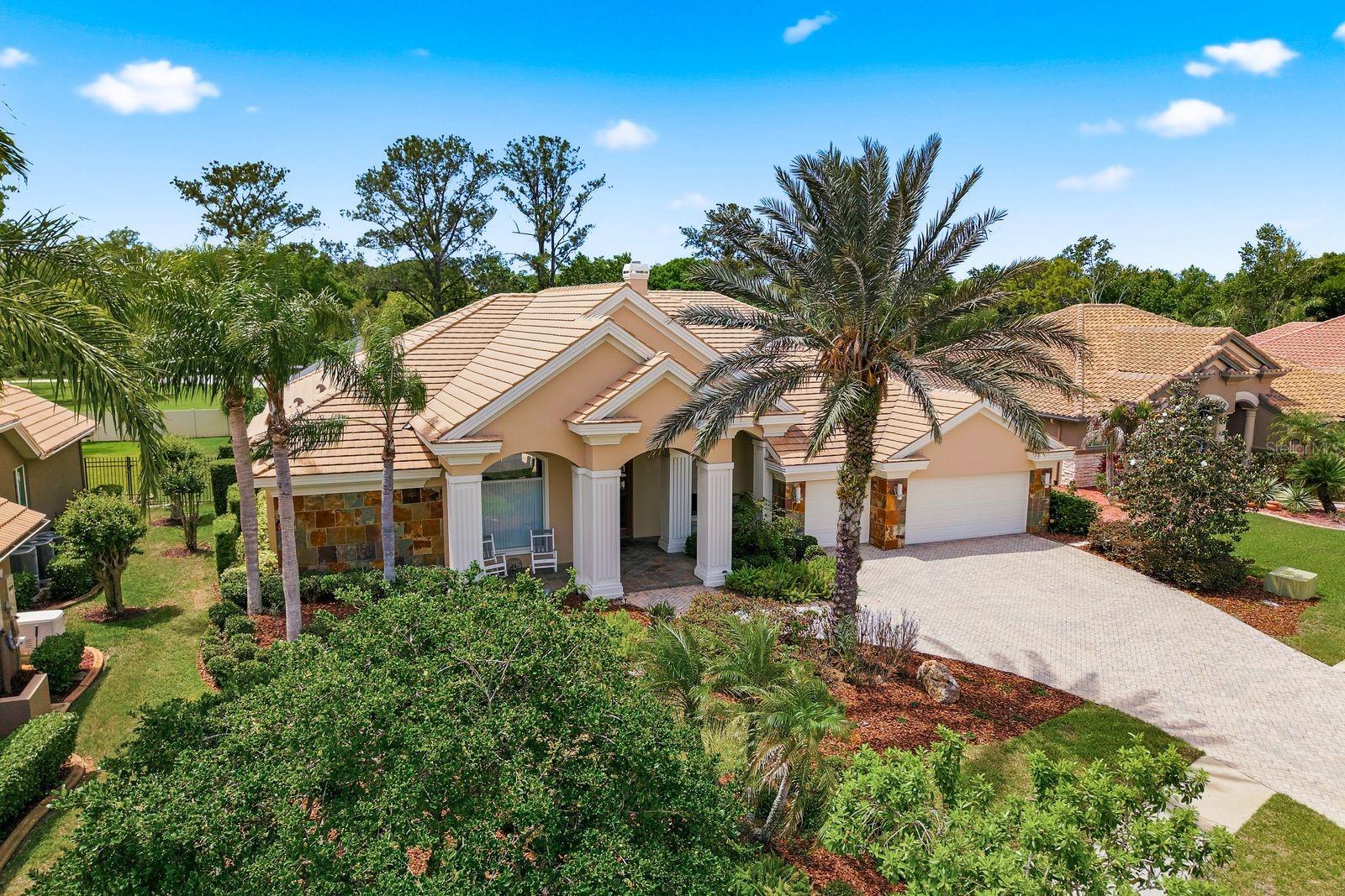 Executive home, statement columns & brick paver drive · 976 Cypress Cove Way Tarpon Springs FL  34688