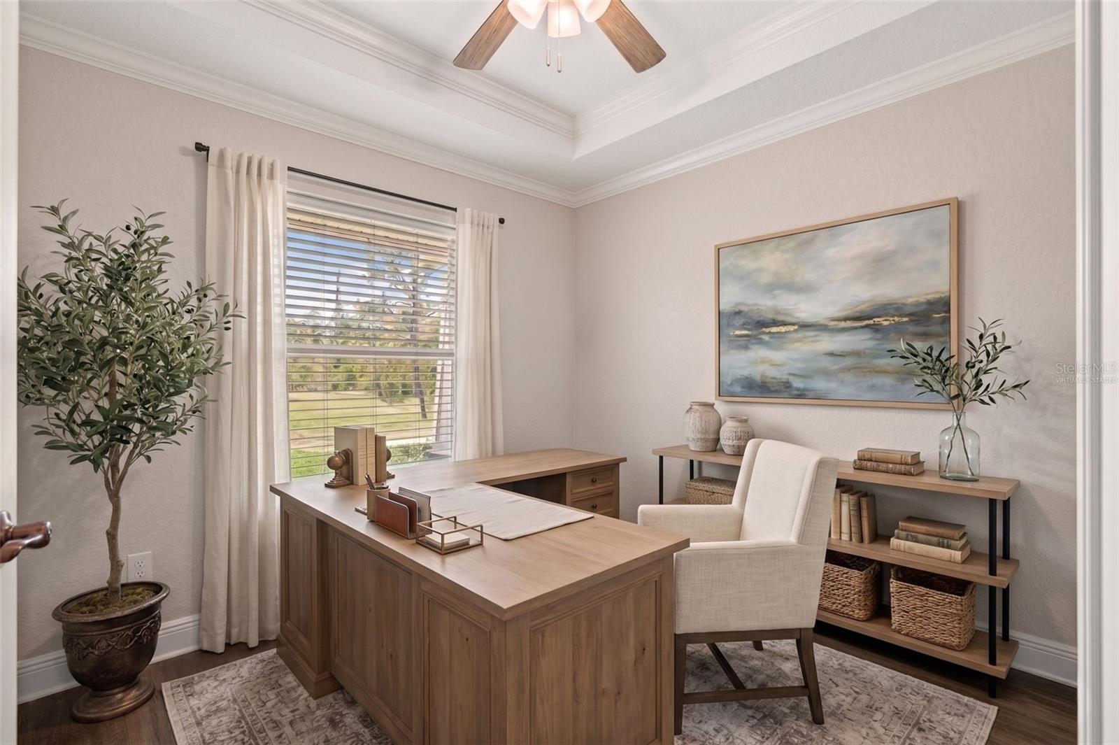 Virtually Staged Office