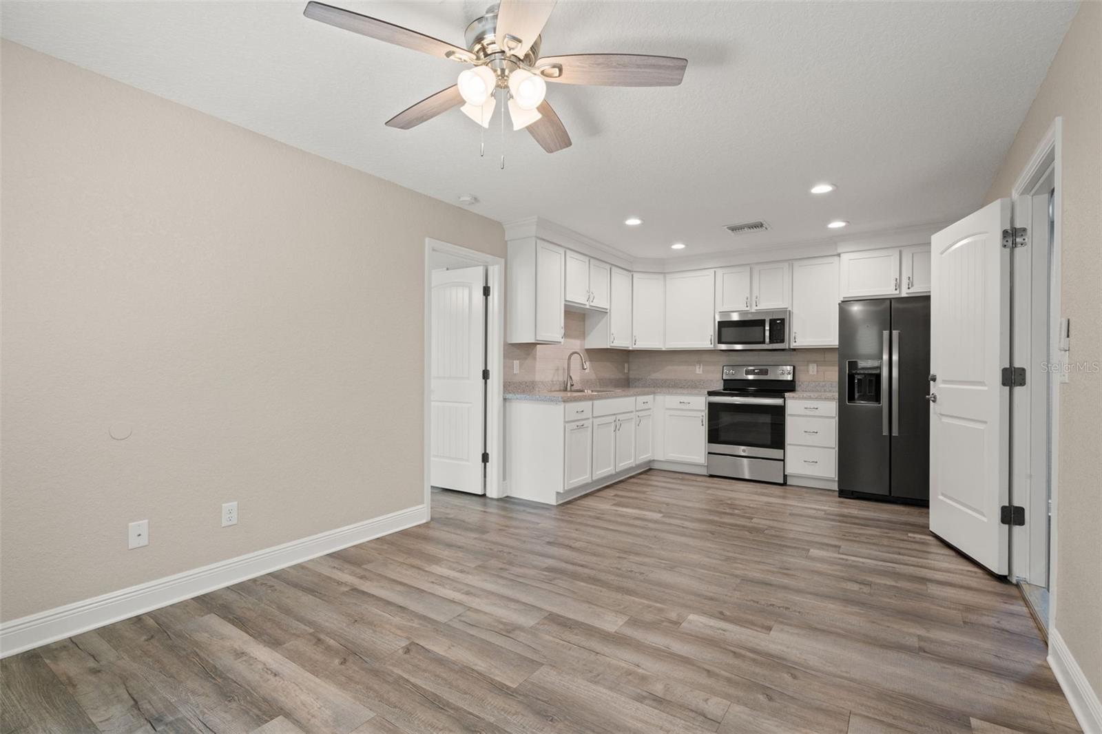 Guest Home Living Room to Kitchen