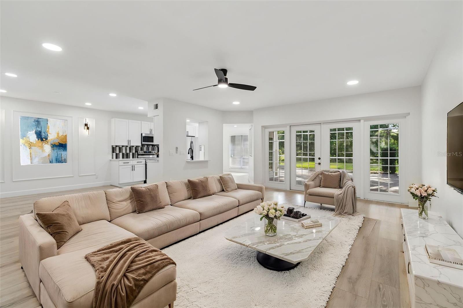 Virtual Staged Living room