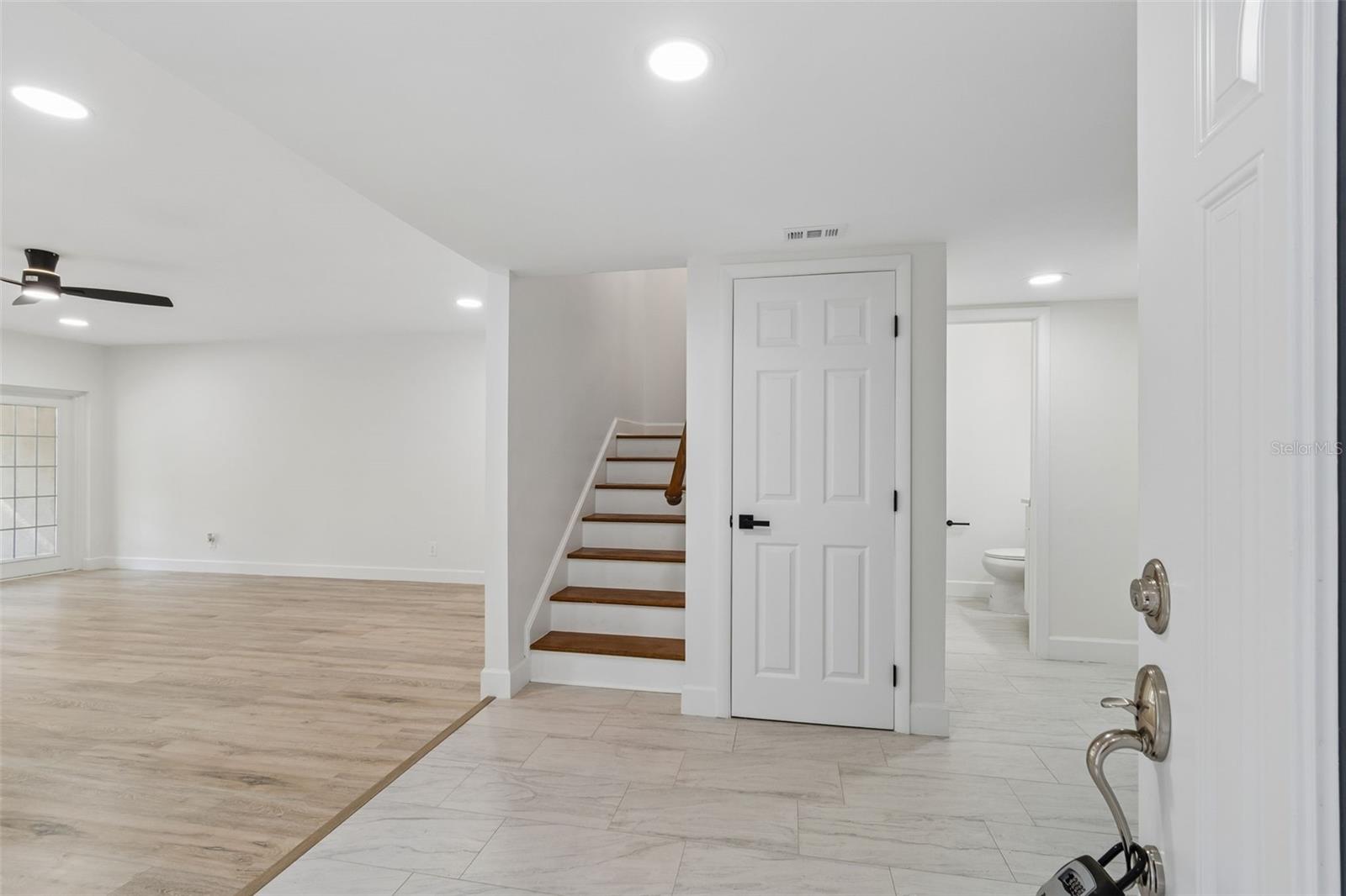 Staircase To The  Second Floor